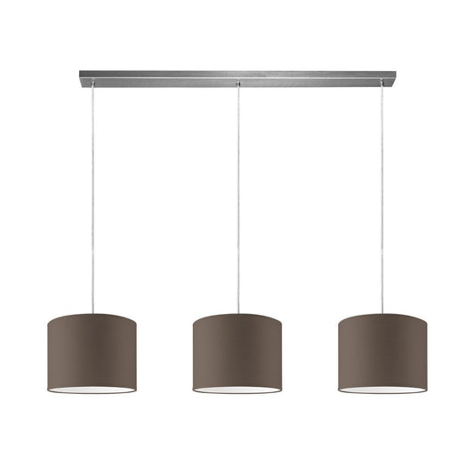 Home Sweet Home hanging lamp Beam 3L, E27, taupe Lampshade, 25cm