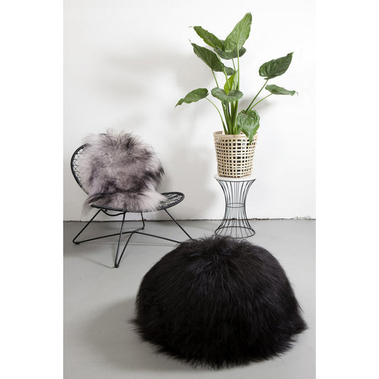 POUFFE ICELANDIC BLACK