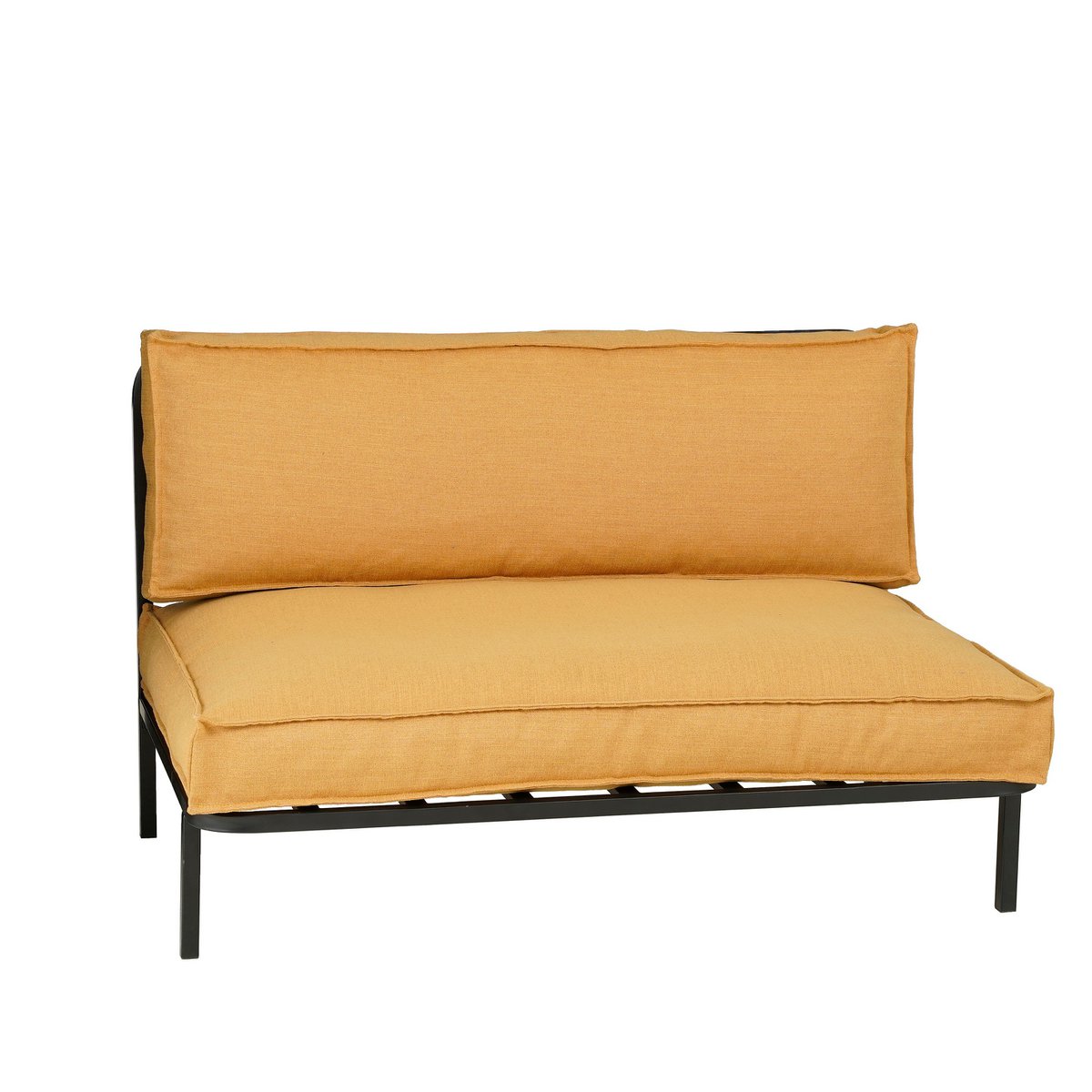 Celo Lounge sofa - L122 x W83 x H78 cm - Metal - Black